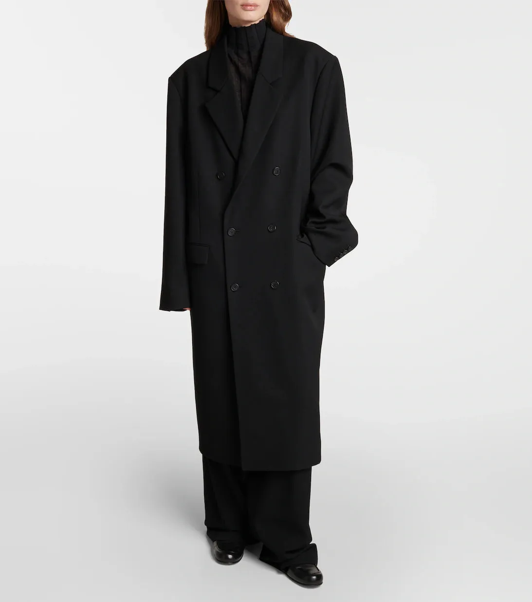 Andy Double-breasted Wool Coat