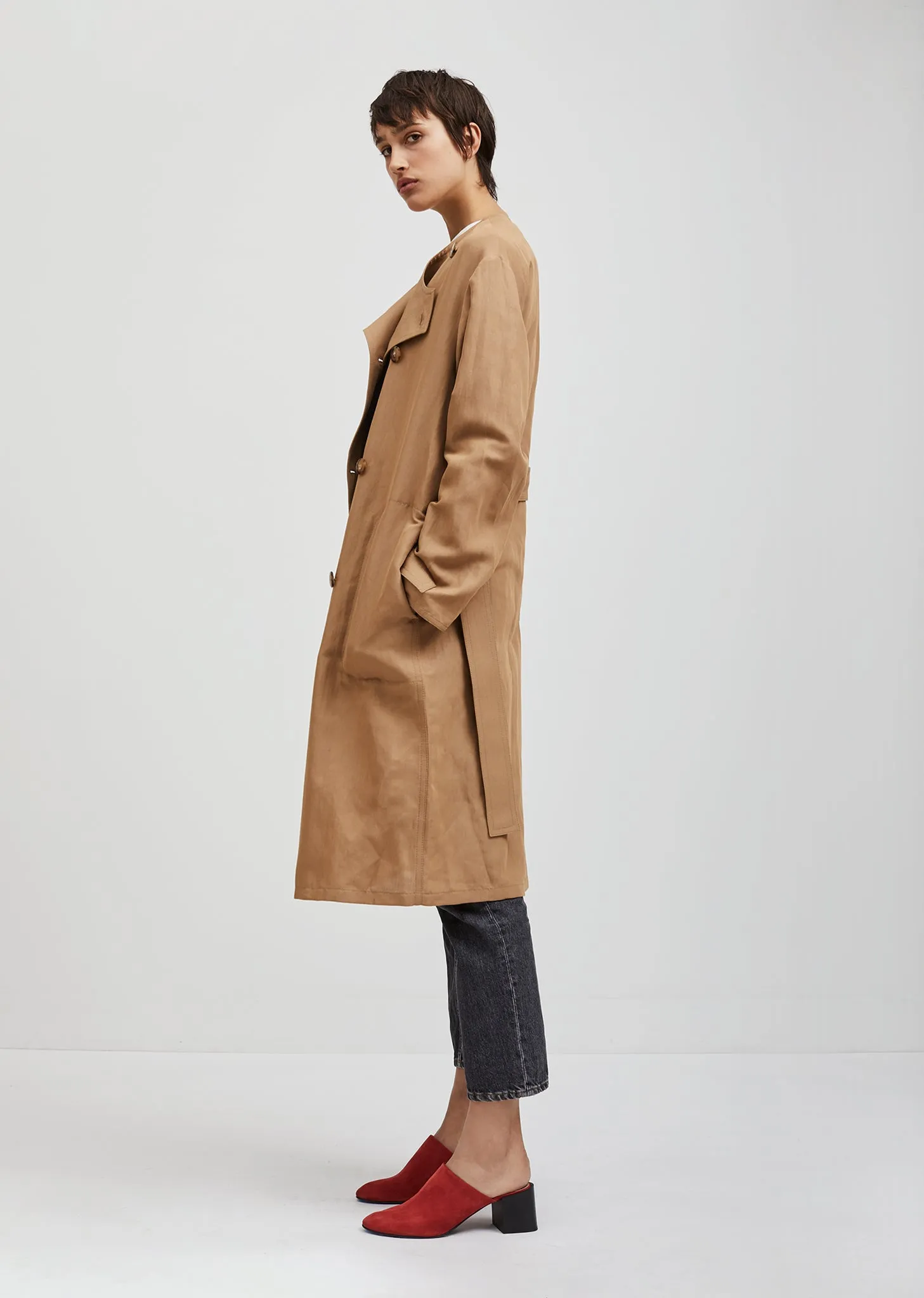 Angelica Gab Trench Coat