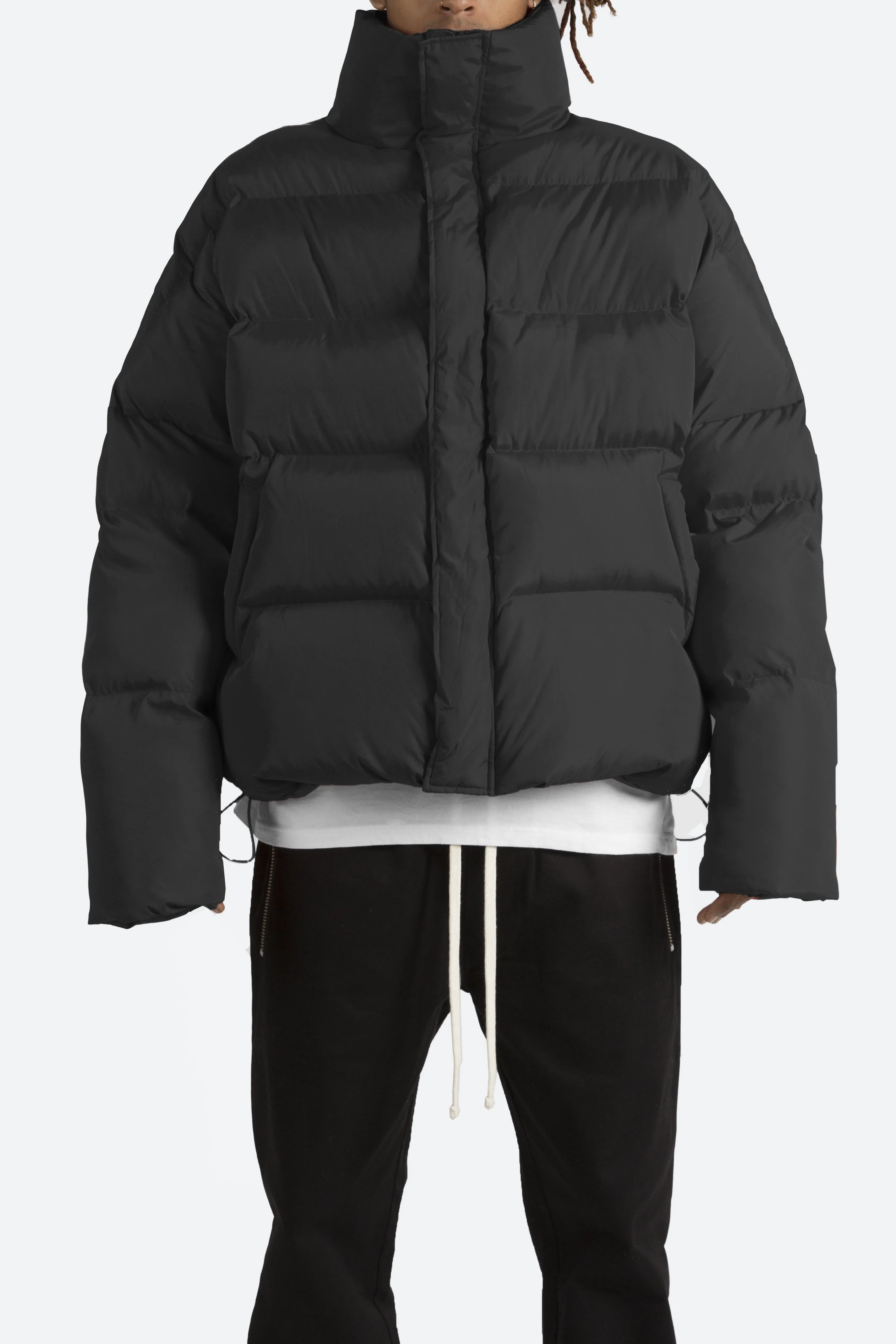 Basic Puffer Jacket - Black