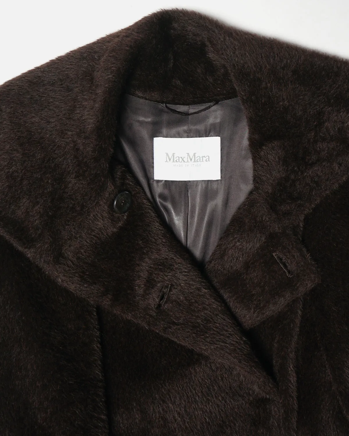 Belted Alpaca Long Coat