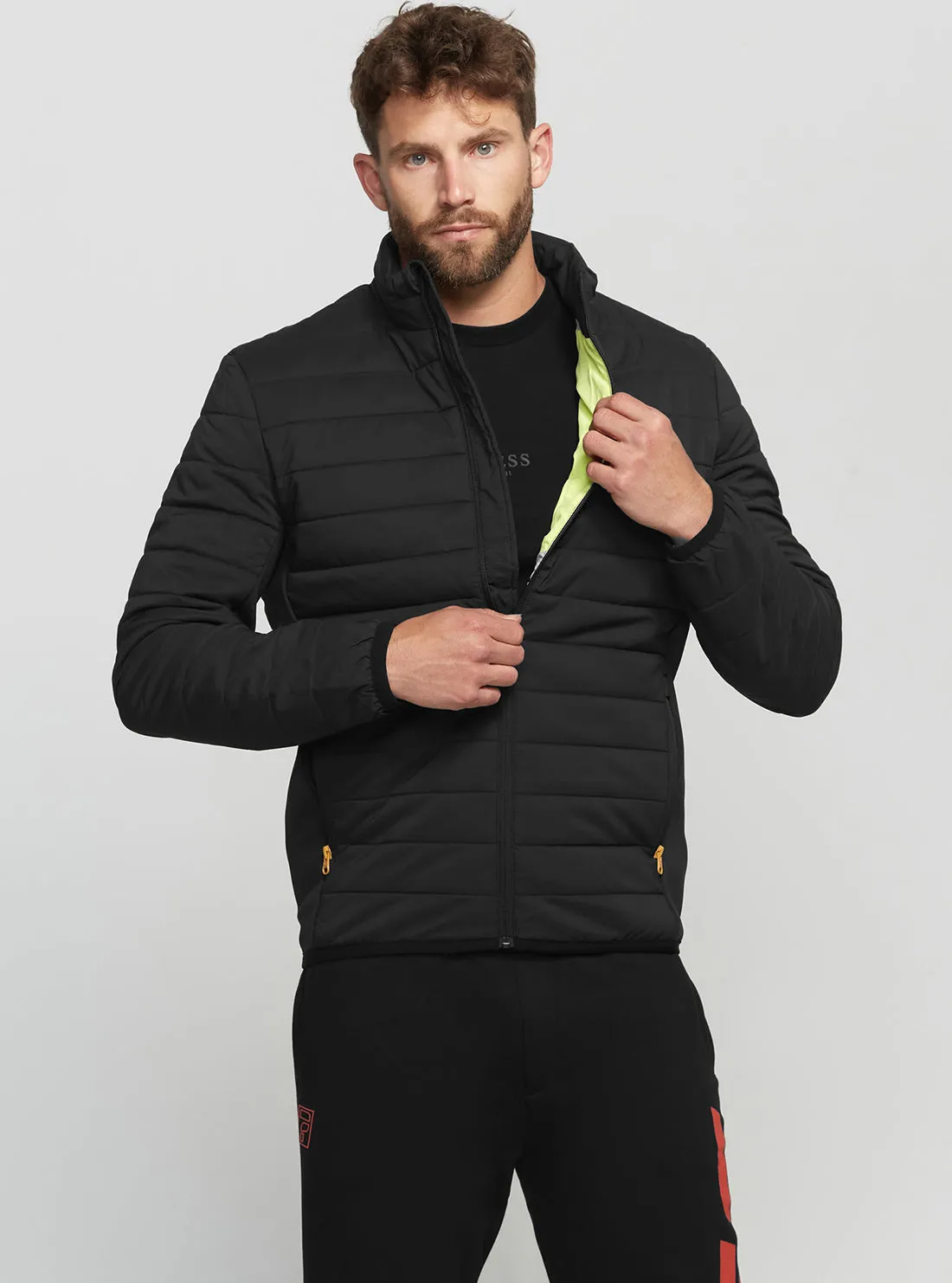 Black Alberic Active Wind Jacket