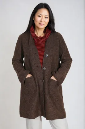 Boiled Wool Coat