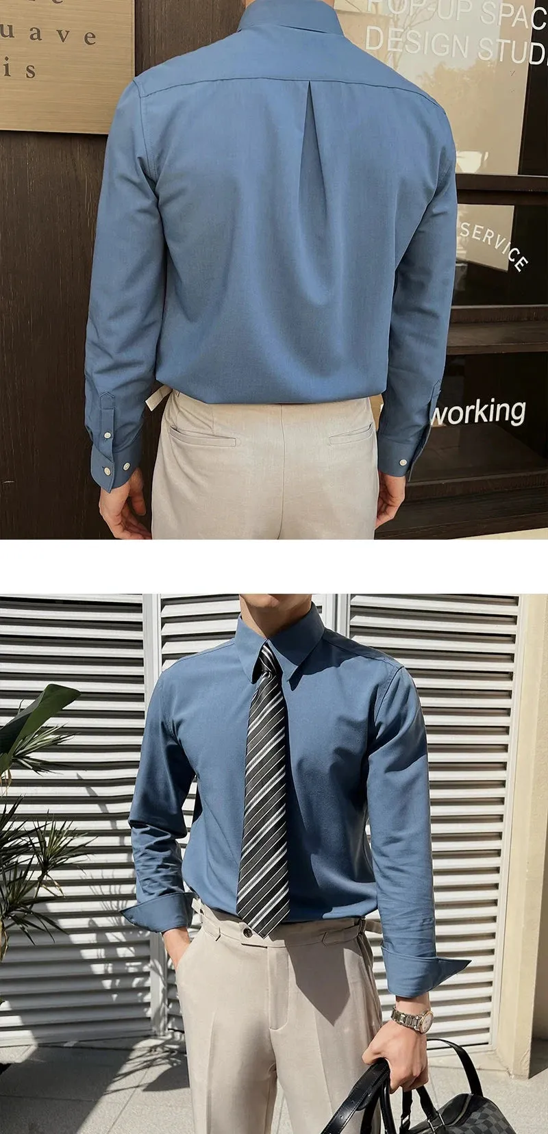 British formal slim-fit shirt