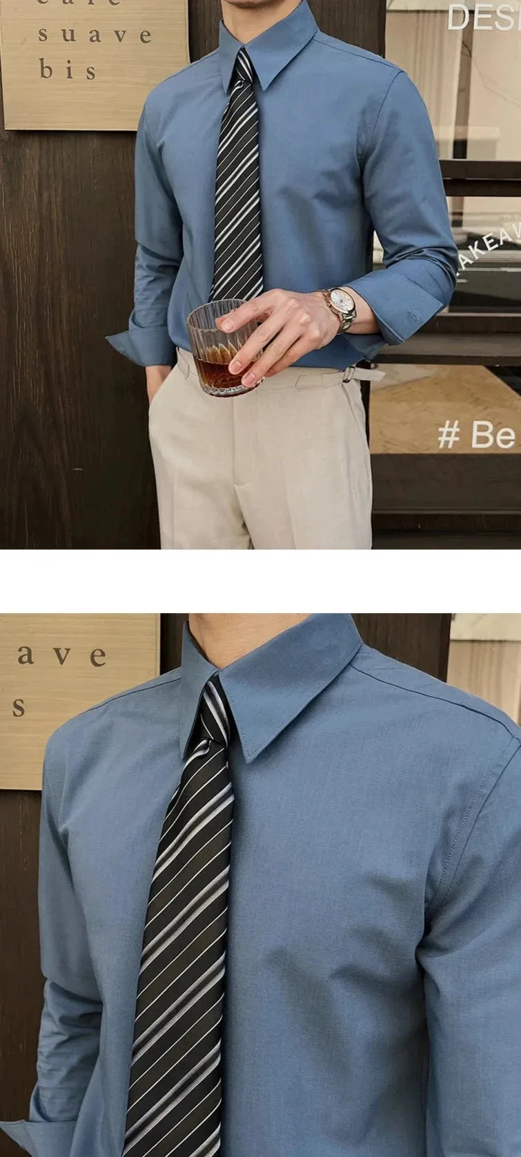 British formal slim-fit shirt