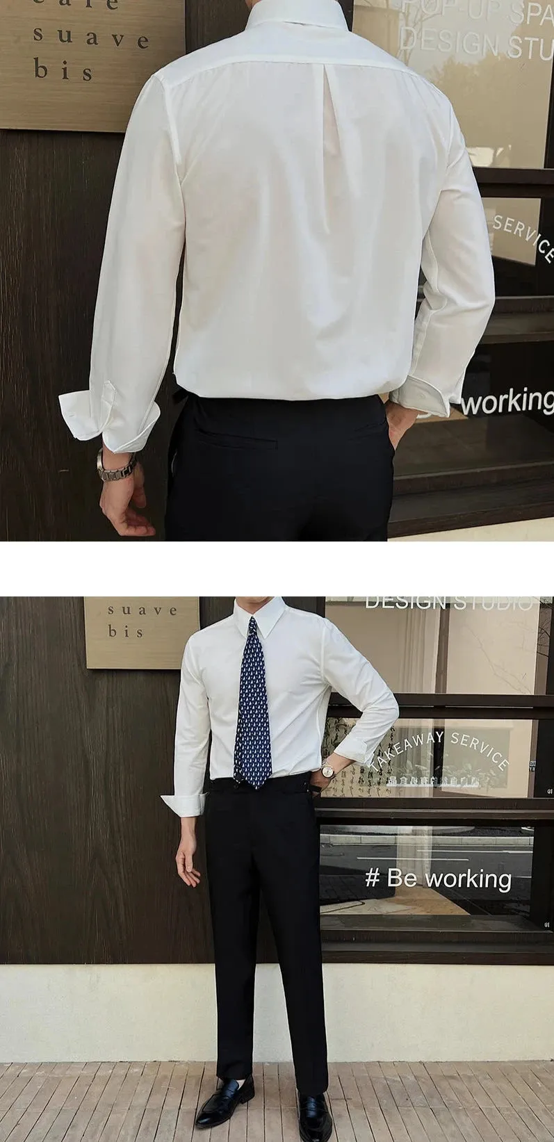 British formal slim-fit shirt