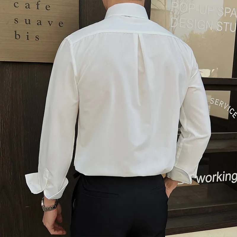 British formal slim-fit shirt