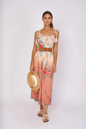 Chatelaine Cotton Maxi  - Peach