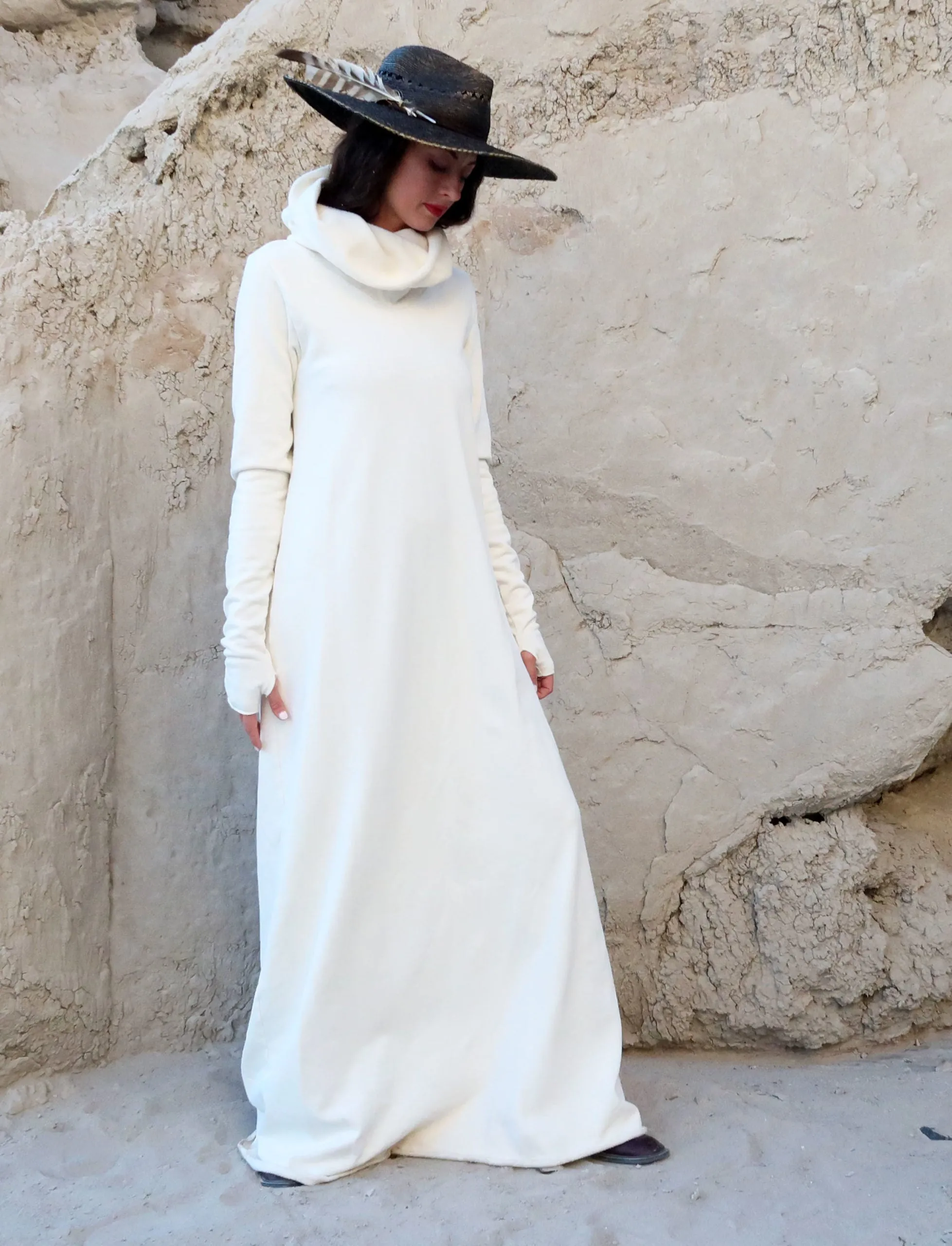 Chunky Cowl Ojai Long Dress