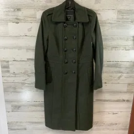 Coat Wool By Banana Republic In Green, Size: S