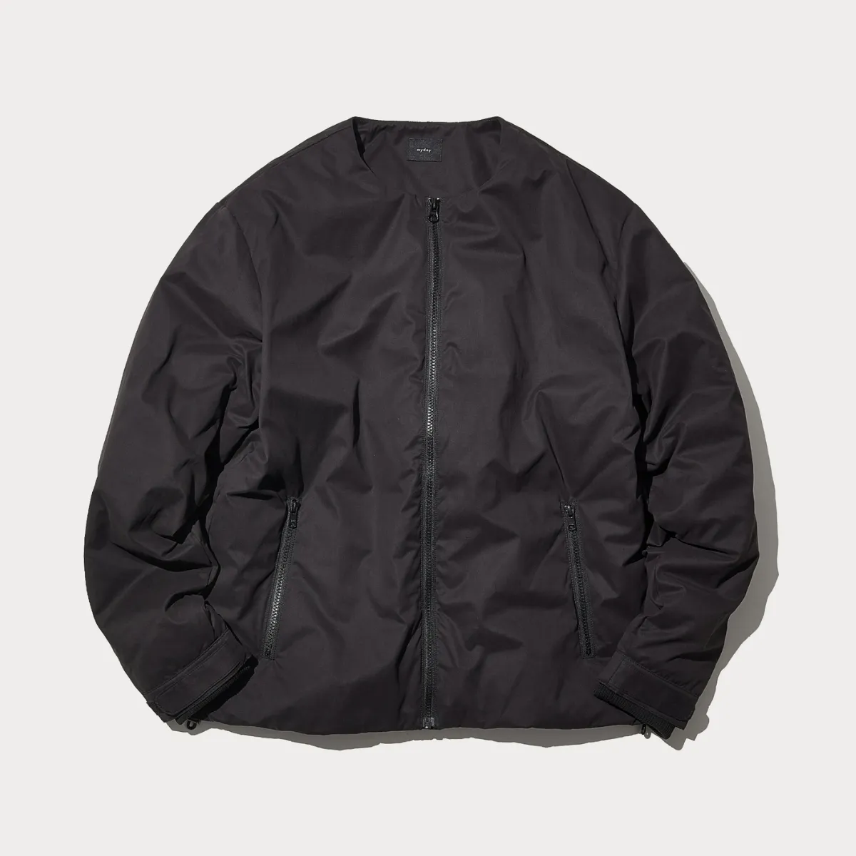 Collarless Down Jacket