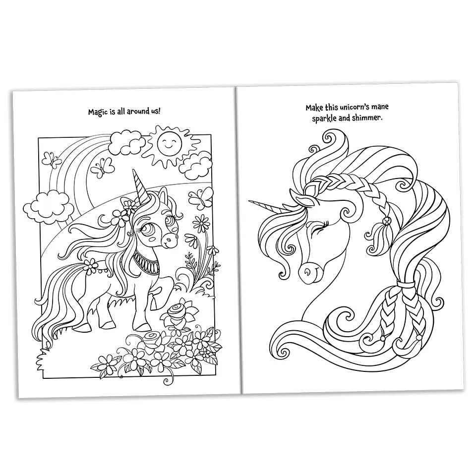 Colour Your Own Unicorn T-Shirt Boxset