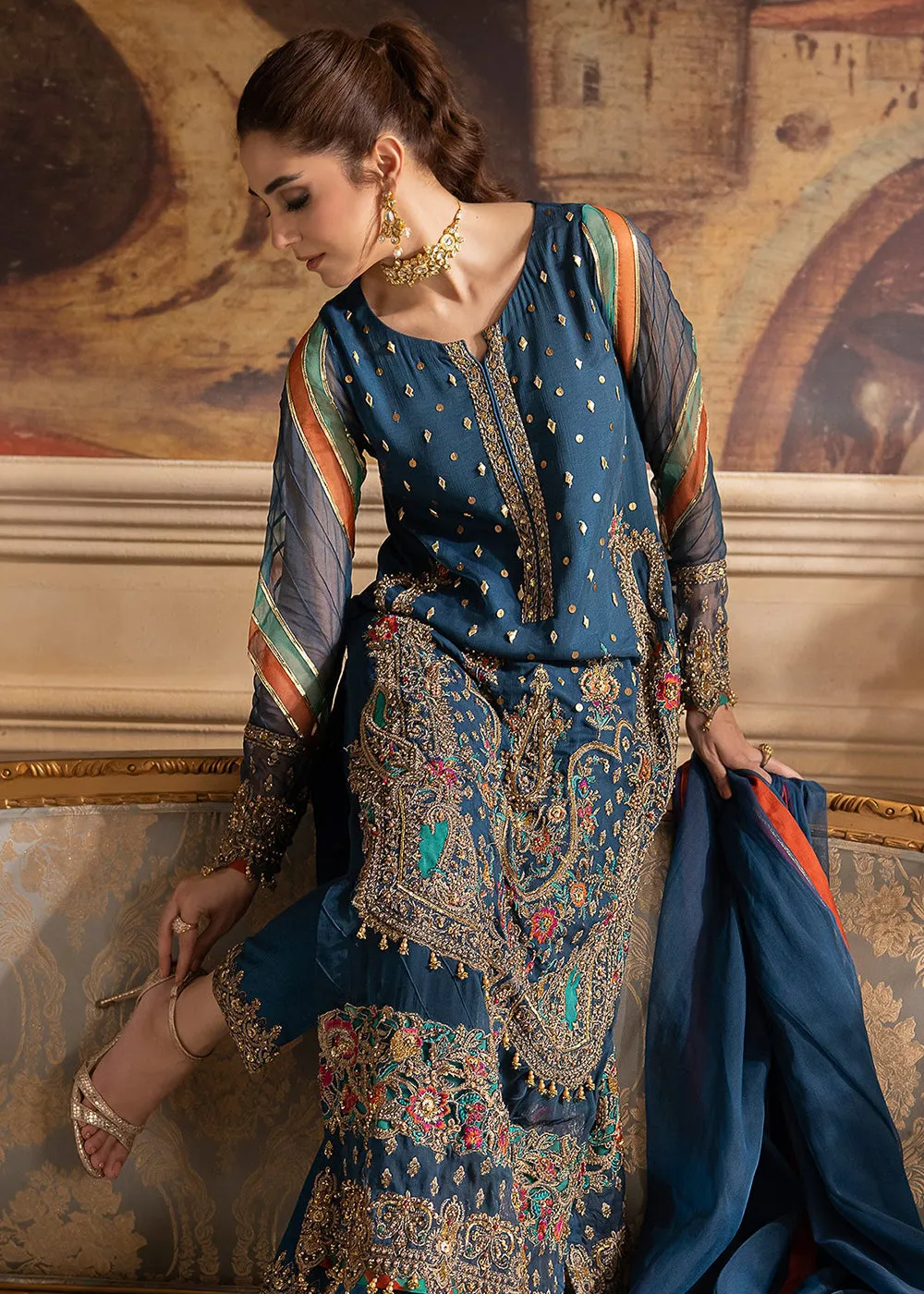 Dastan E Jashan Premium Chiffon '24 by Charizma | DJW4-09