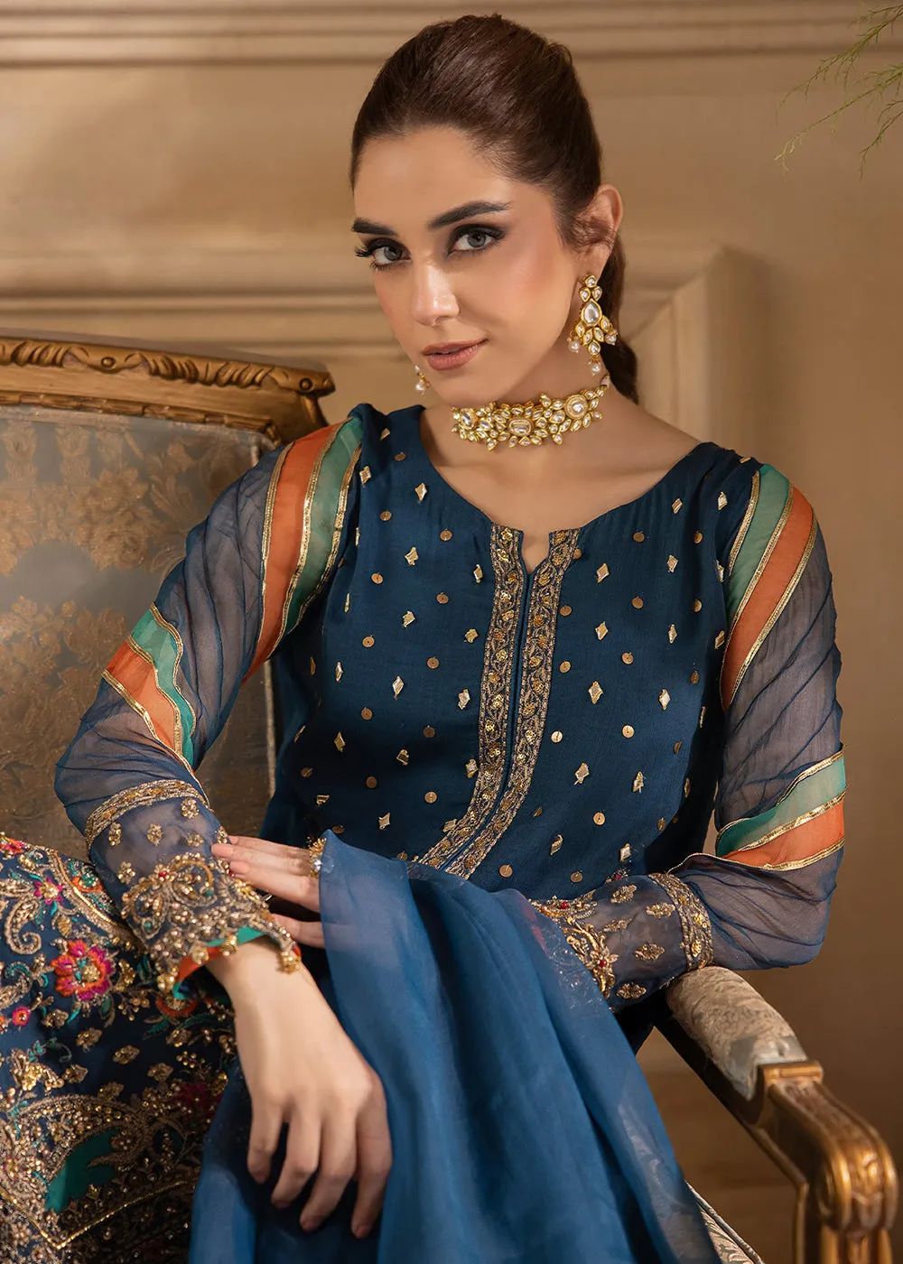 Dastan E Jashan Premium Chiffon '24 by Charizma | DJW4-09