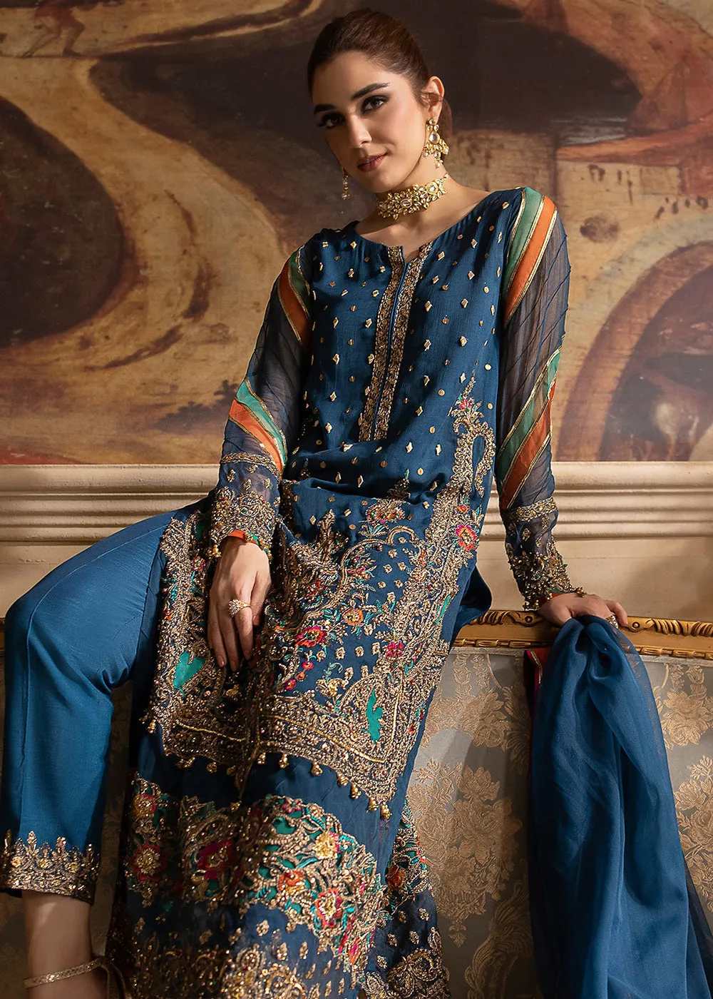 Dastan E Jashan Premium Chiffon '24 by Charizma | DJW4-09