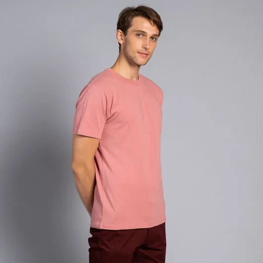 Desert Rose Pink Round Neck T-shirt