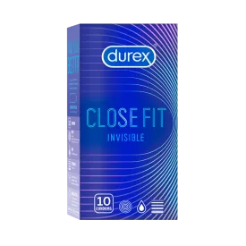 Durex Close Fit Invisible - 30 Condoms (Pack of 3)