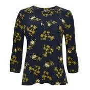 Floral Bouquet Print Top