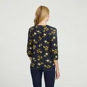 Floral Bouquet Print Top