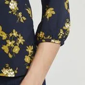 Floral Bouquet Print Top