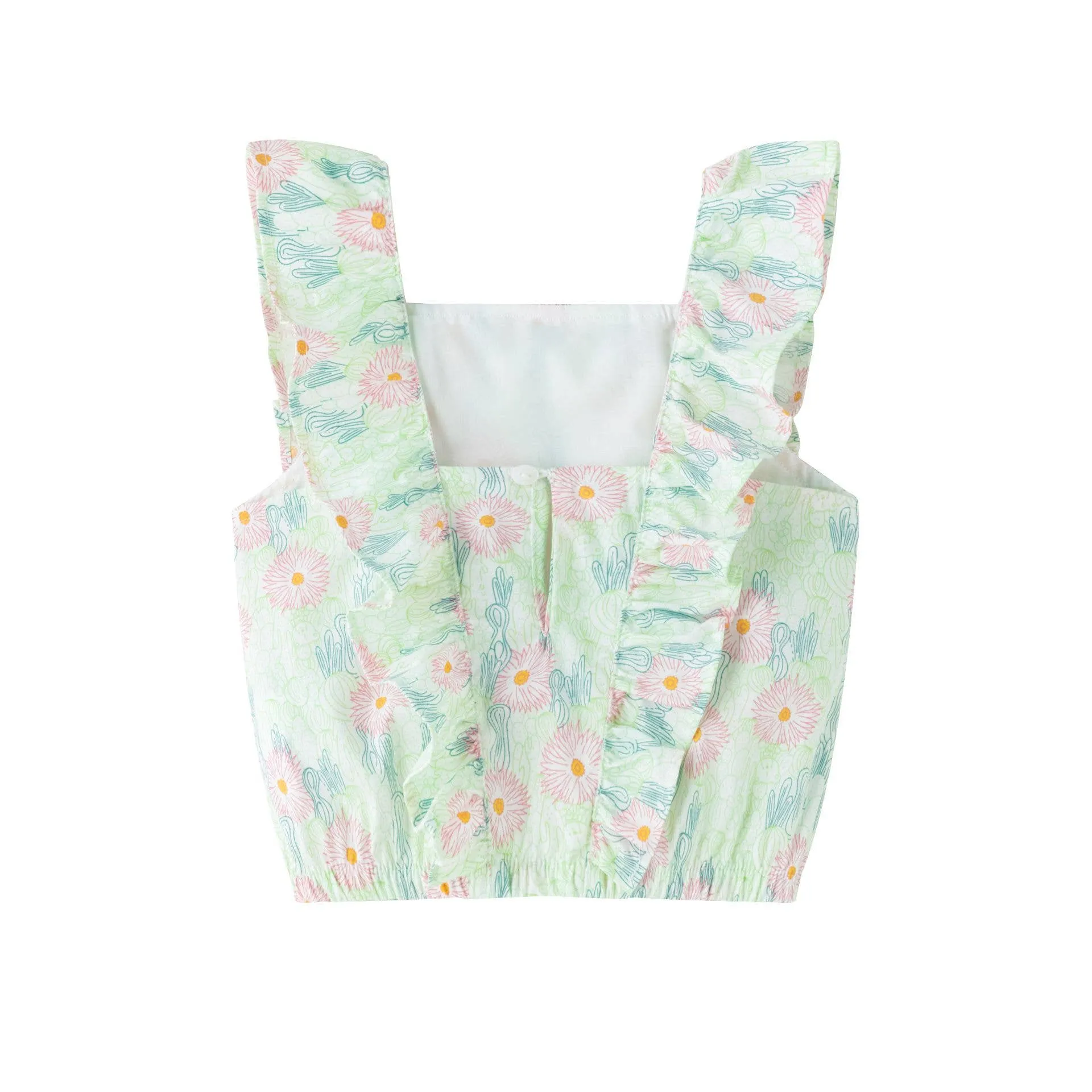 Floral Ruffle Blouse