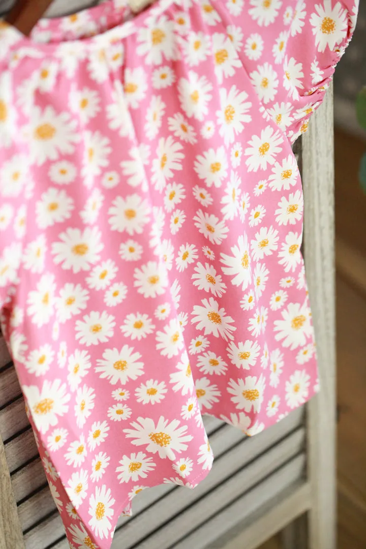 Girls' Floral Top