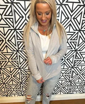 Grey Zip Up