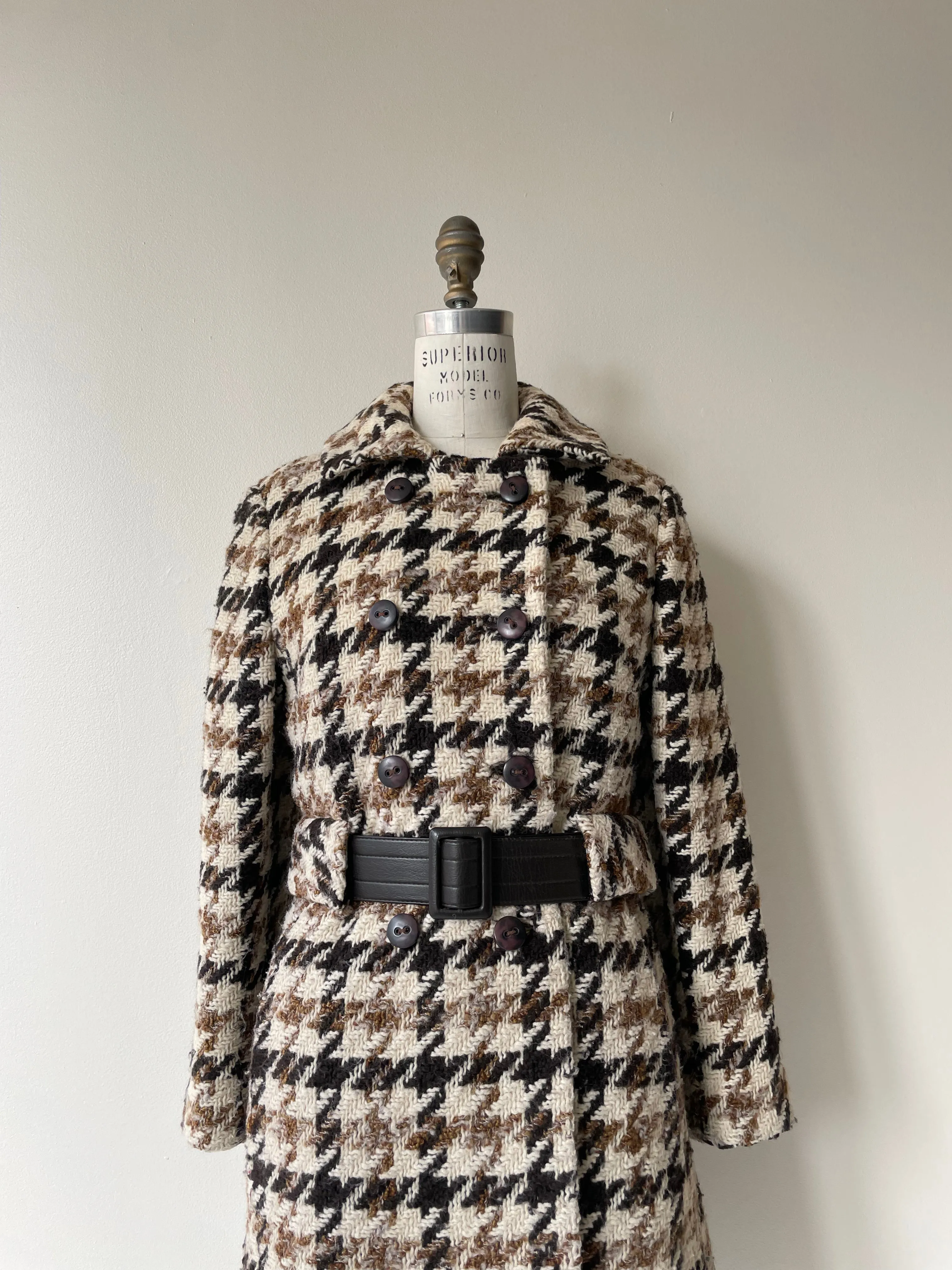 Guinness Houndstooth Coat | 1960s