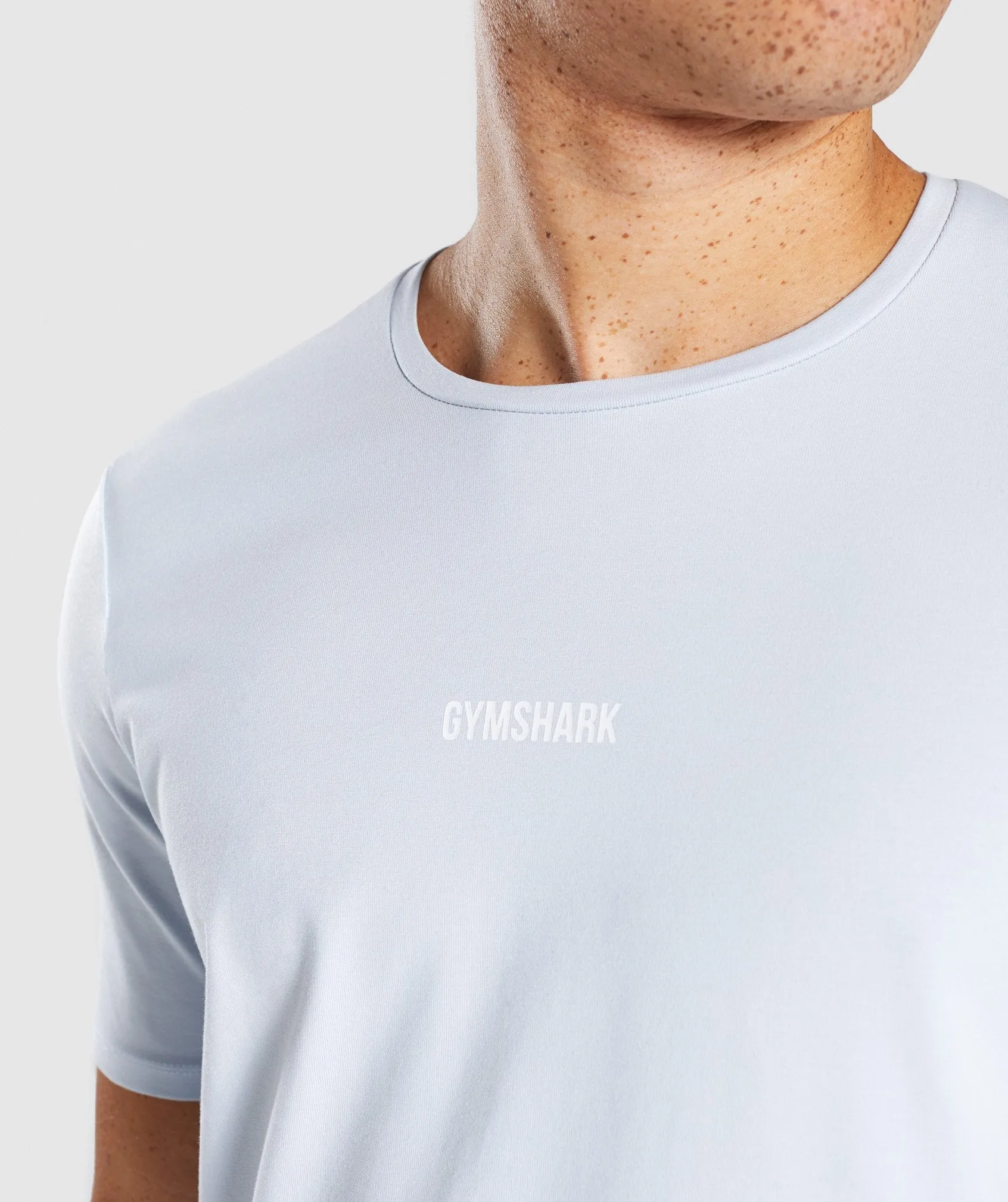 Gymshark Geo T-Shirt - Clear Water