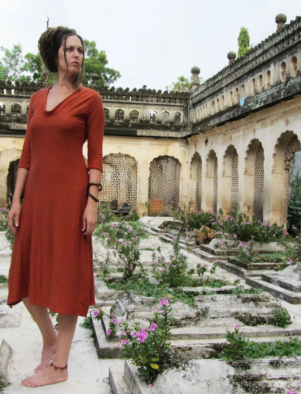 Hampi Simplicity Below Knee Dress