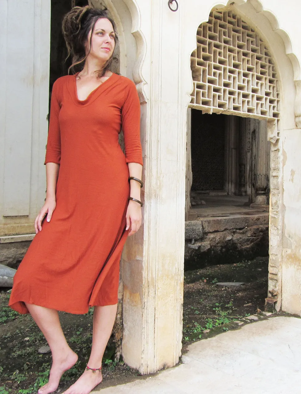 Hampi Simplicity Below Knee Dress