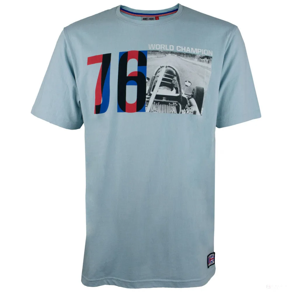 James Hunt T-shirt, JH76, Blue, 2020