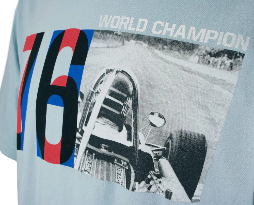 James Hunt T-shirt, JH76, Blue, 2020