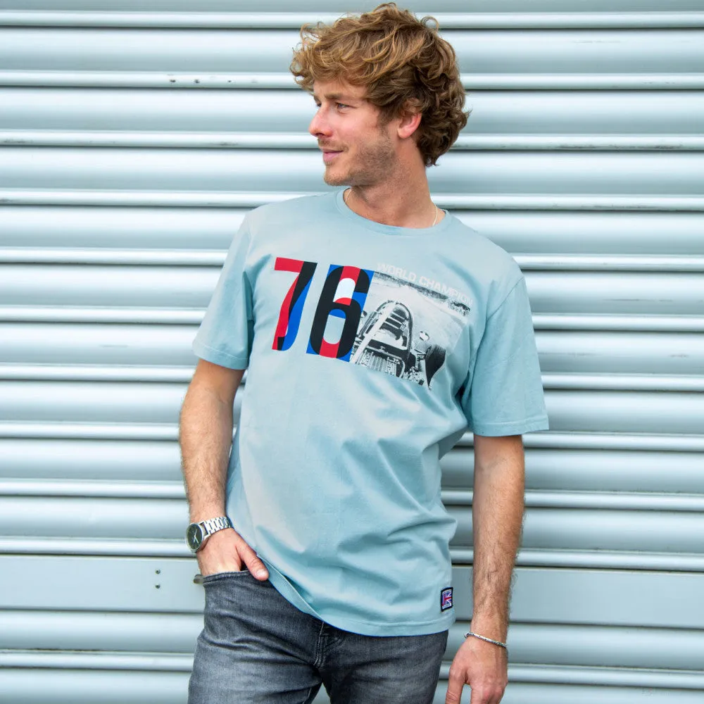 James Hunt T-shirt, JH76, Blue, 2020