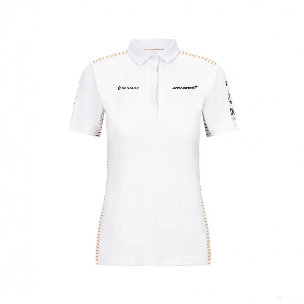 McLaren Womens Polo, Team, White, 2020