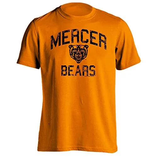 Mercer University Bears MU Retro Distressed Short Sleeve T-Shirt