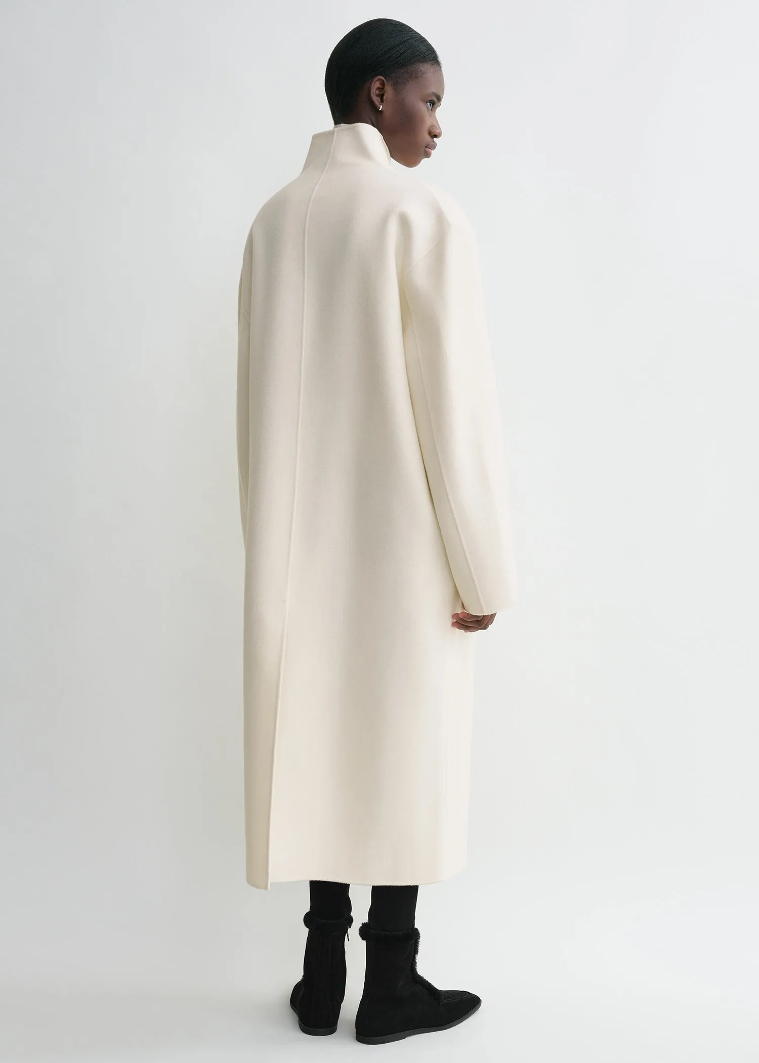 Overlay doublé coat winter white