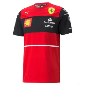 Puma Ferrari Charles Leclerc T-shirt, Red, 2022