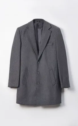 REFINED CLASSIC LONG COAT MID GREY