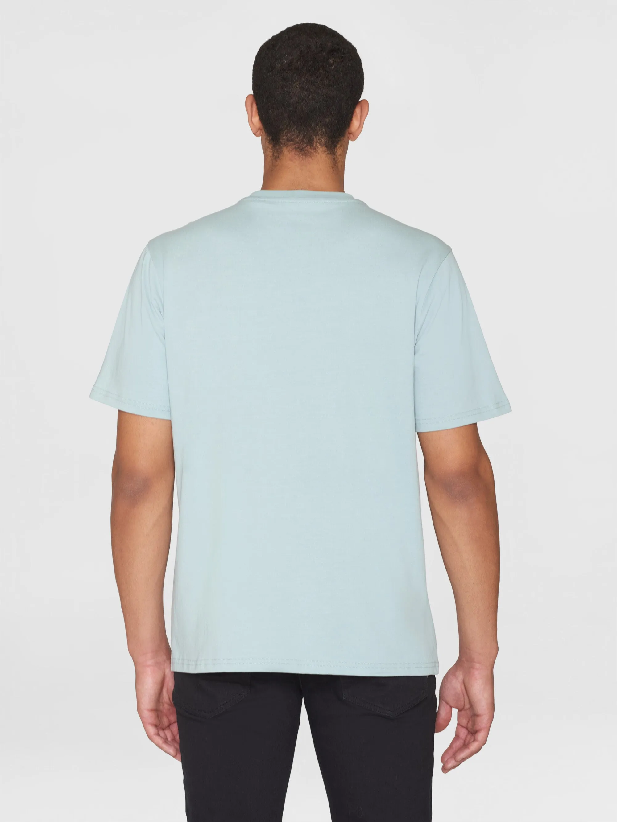 Regular fit Badge t-shirt - Gray Mist