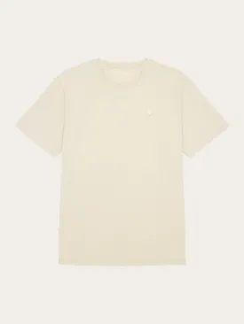 Regular fit Badge t-shirt - Safari melange