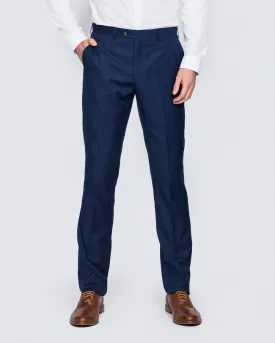 Skopes Joss Slim Fit Tall Tall Wool Trousers (royale blue)