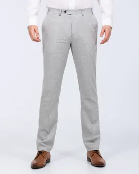 Slim Fit Silver Linen Blend Trousers from Skopes Tuscany