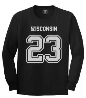 Sport Style Wisconsin 23 Team State Jersey Long Sleeve T-Shirt