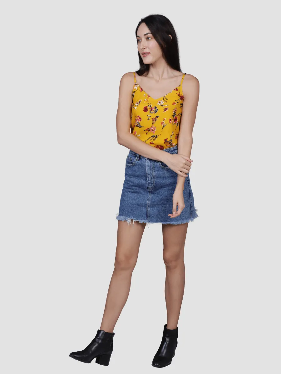 Summer Sunshine Floral Top