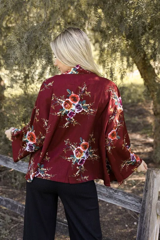 TEEK - Lush Rose Kimono