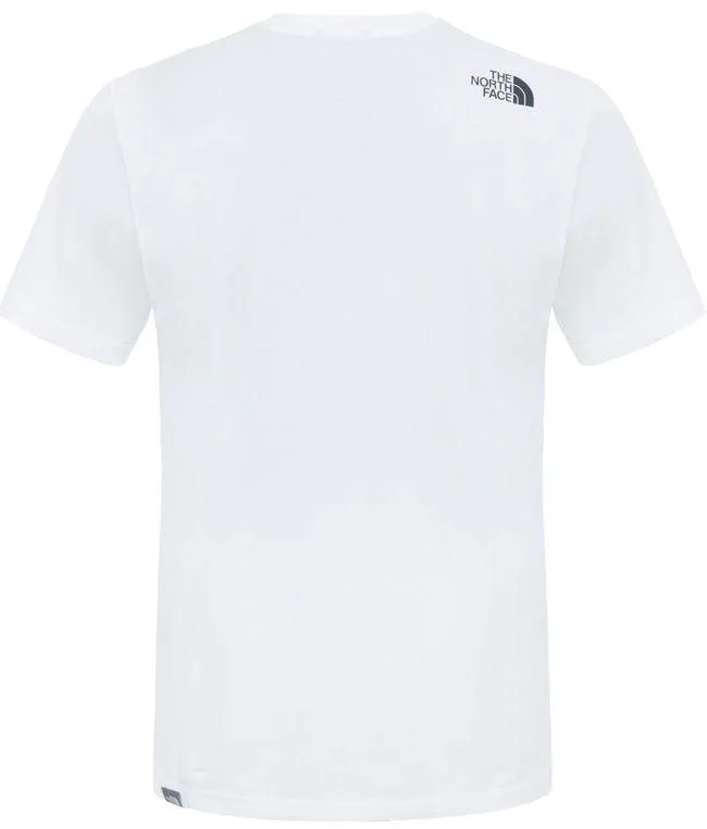 The North Face Mens Simple Dome T Shirt White Black