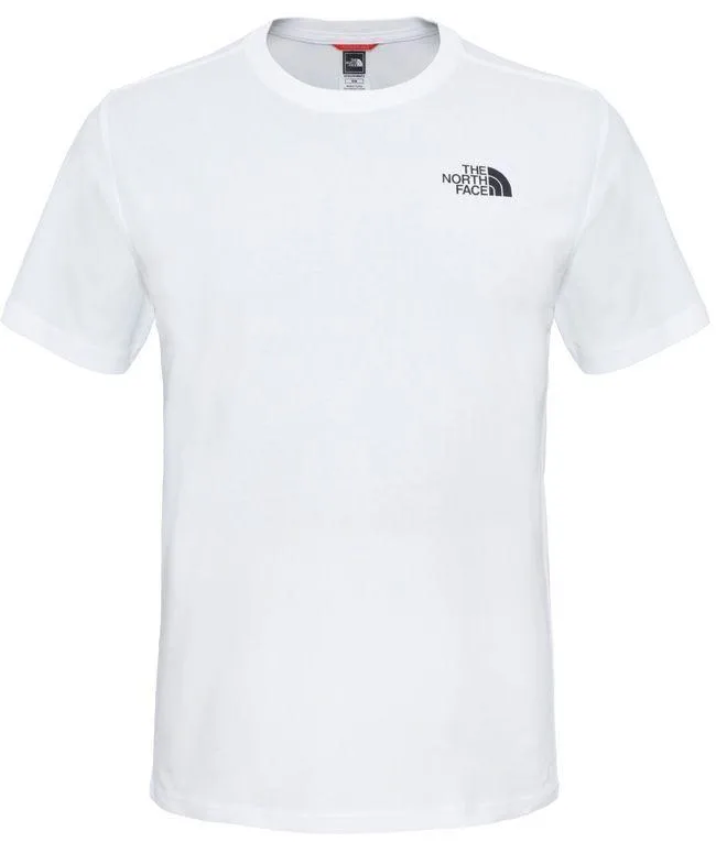 The North Face Mens Simple Dome T Shirt White Black