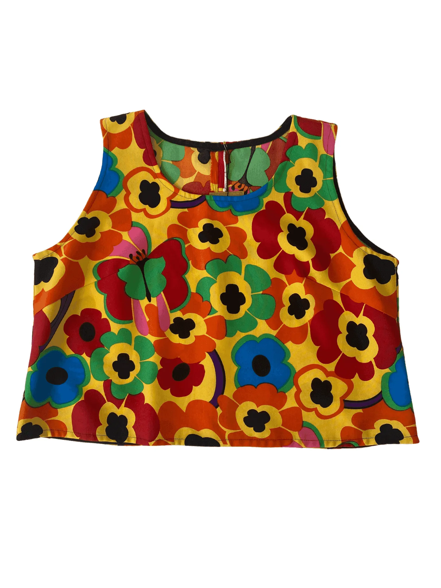 Vintage Handmade Floral Top