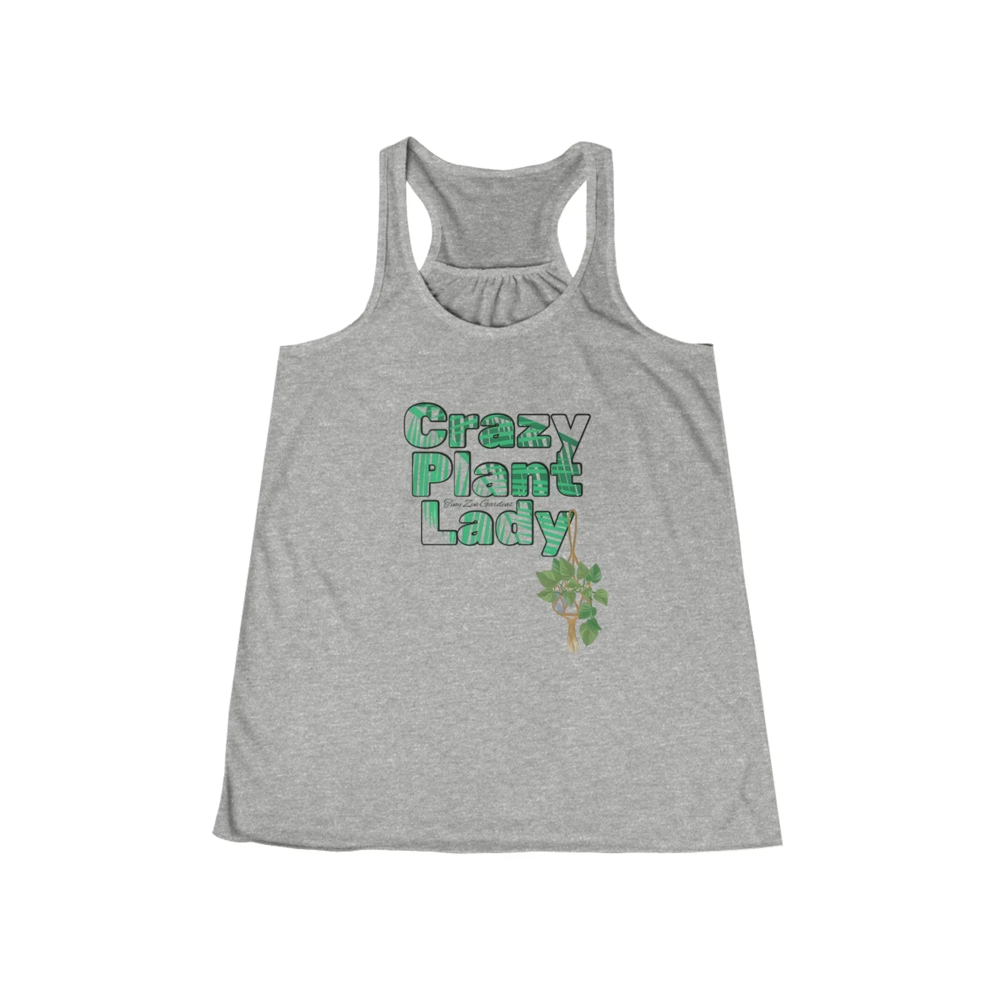 Women's Flowy Racerback Tank | Crazy Plant Lady