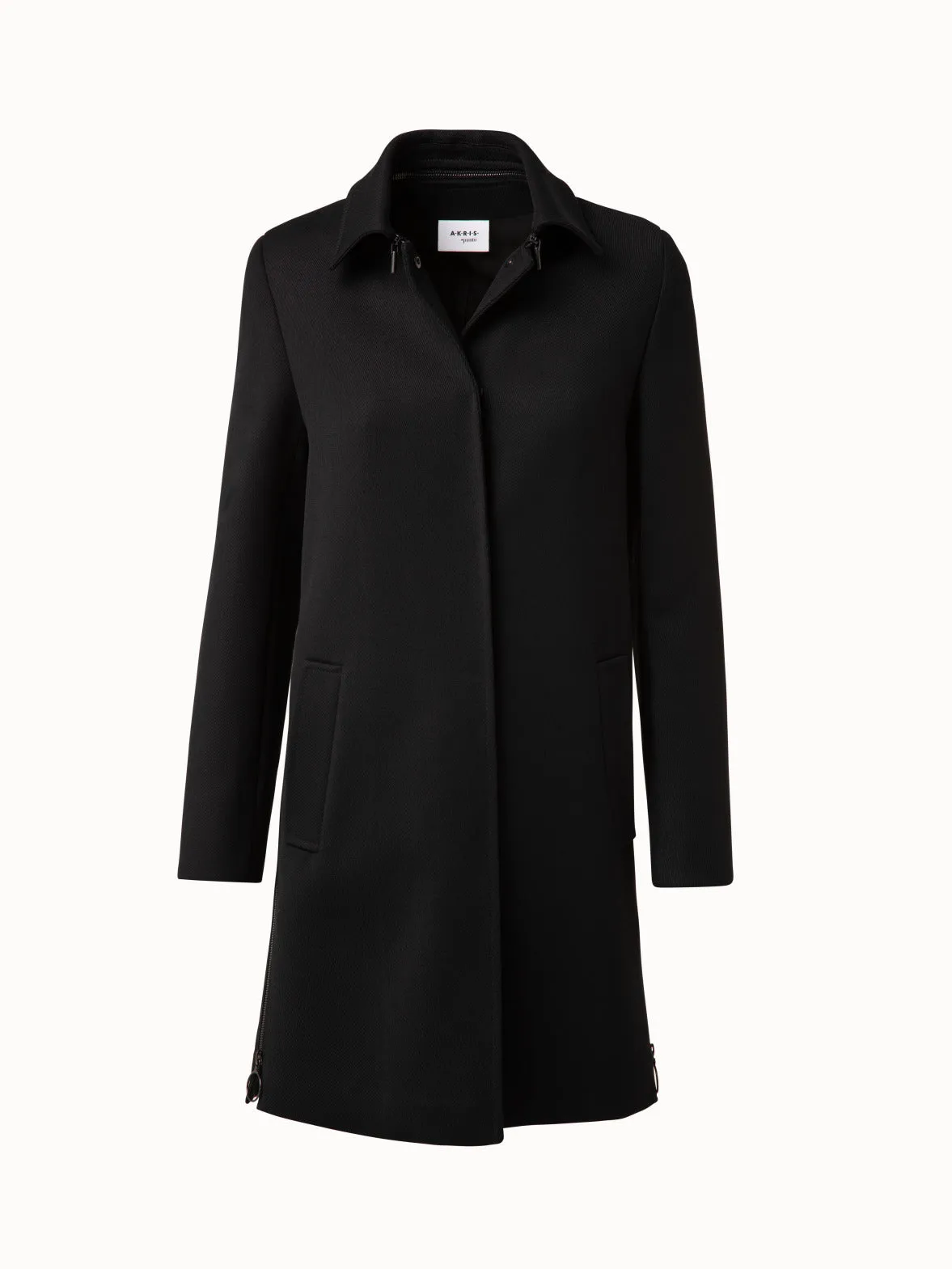 Wool Tricotine Coat